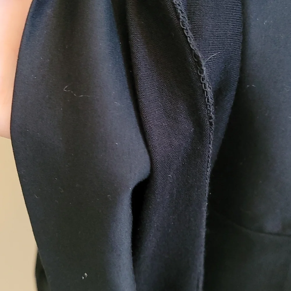 Helmut Lang Black Quell Jersey T-Shirt Mini Dress - Picture 9 of 9